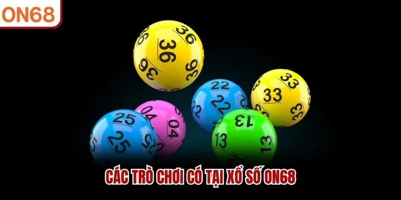 Các trò chơi có tại Xổ Số ON68
